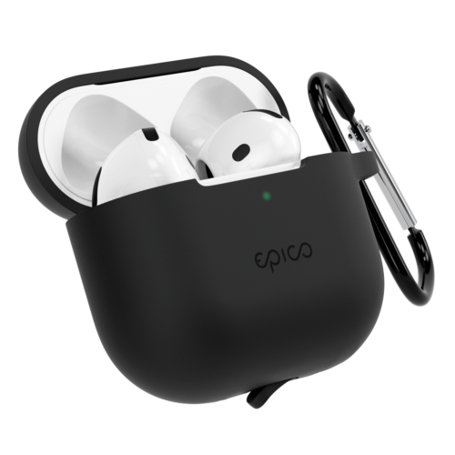 Epico Silicone Outdoor Cover for Airpods 4 - Black