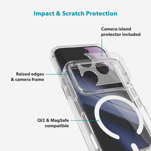 C&C Hero Mag+ Case iPhone 18 Pro/17 Pro - Transparent