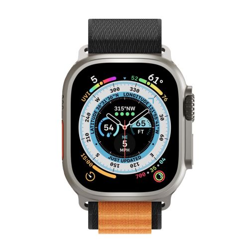 NEXT.ONE Adventure Loop for Apple Watch 44/45/46/49mm - Black/Orange