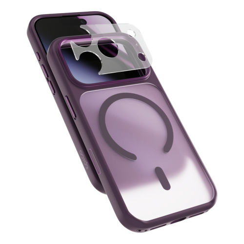 C&C HeroMatte Pro Mag+ Case for iPhone 18 Pro/17 Pro - Dark Purple