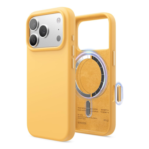 Elago Magnetic Silicone Case for iPhone 18 Pro Max/17 Pro Max - Sunshine