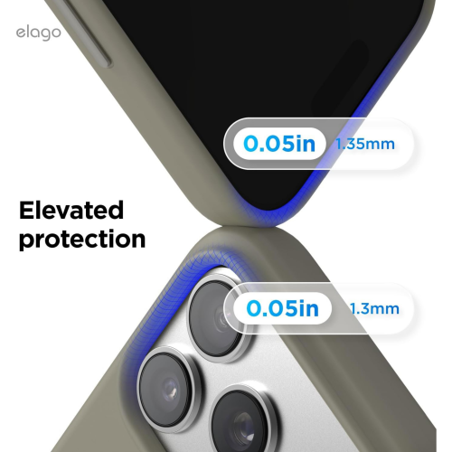 Elago Magnetic Silicone Case for iPhone 18 Pro Max/17 Pro Max - Gray