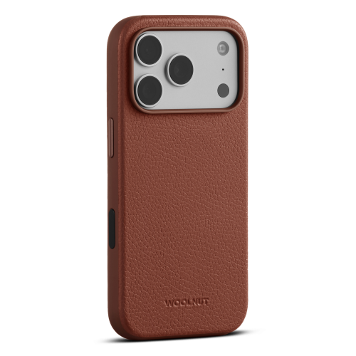 Woolnut Leather Case for iPhone 17 Pro Max - Cognac
