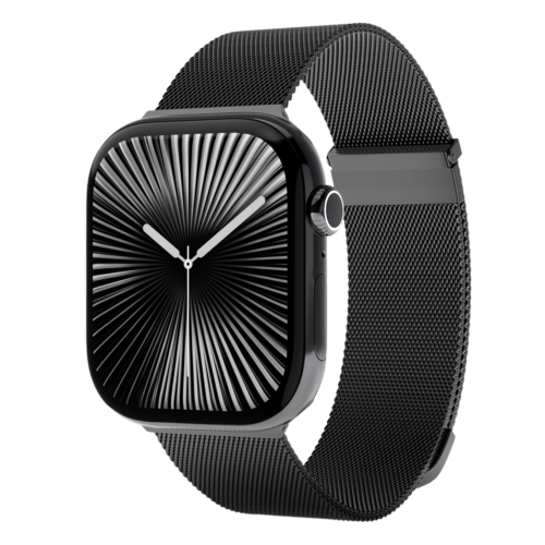 C&C Milanese+ Strap for Apple Watch (44-49 mm) - Space Grey