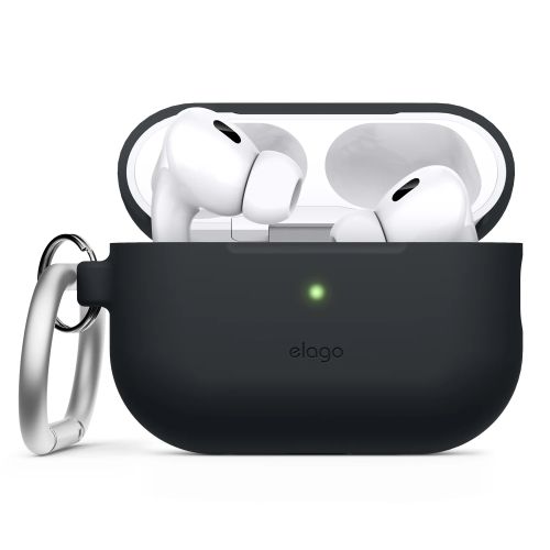 Elago Silicone Hang Case for Airpods Pro 2 - Black