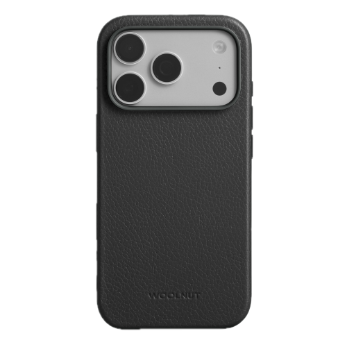 Woolnut Leather Case for iPhone 18 Pro Max/17 Pro Max - Black
