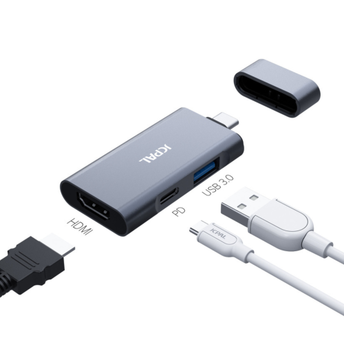 JCPal USB-C 3-in-1 Travel Hub