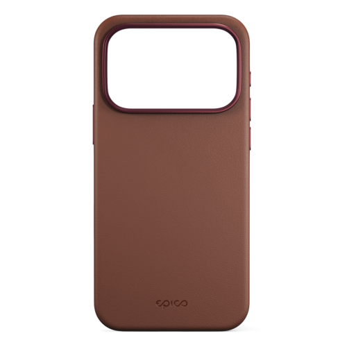Epico Leather Mag+ Case for iPhone 17 Pro Max - Brown