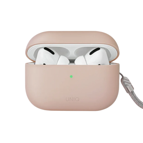UNIQ Lino Hybrid Liquid Silicon AirPods Pro 2nd Gen (2022) Case - Blush