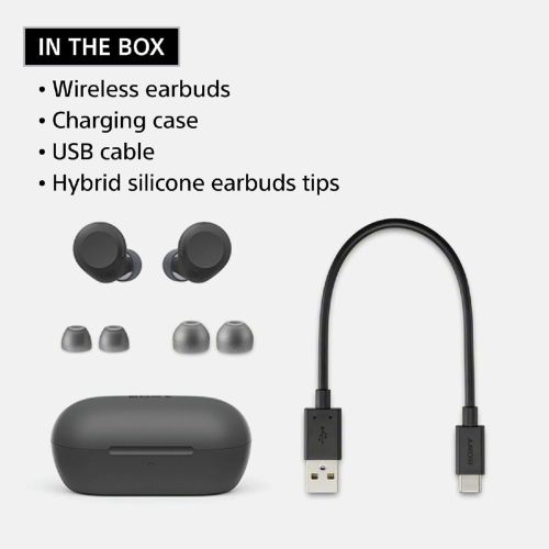 Sony WF-C710N Wireless Noise Cancelling Headphones - Black