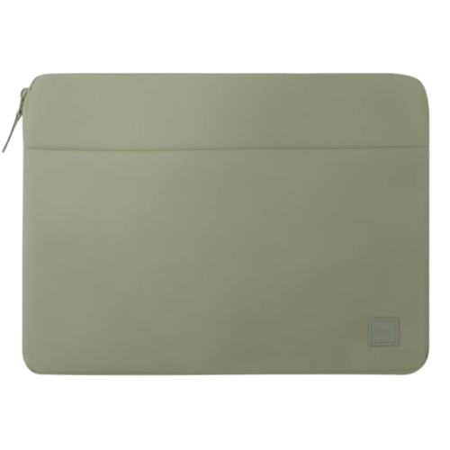 UNIQ Vienna Protective RPET Fabric Laptop Sleeve (Up to 14”) - Laurel Green
