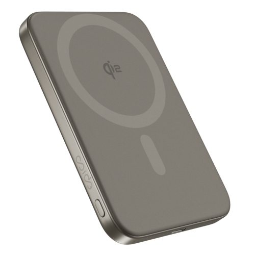 Epico Qi2 Aluminium Mag+ Power Bank 5 000 mAh - Titanium