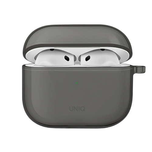UNIQ Clear Cover for Airpods 4 - Glossy Smoke